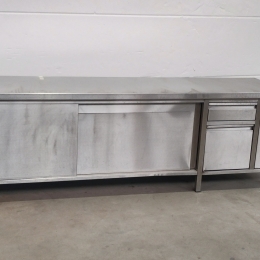 s/s work table cabinet